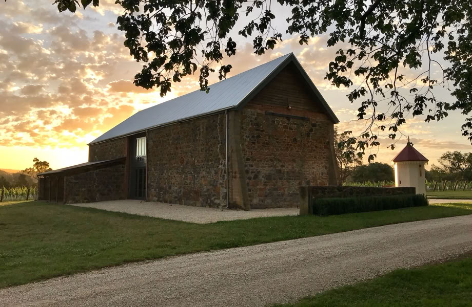 Waterton Hall - sunset beind our heritage restored  Barn
